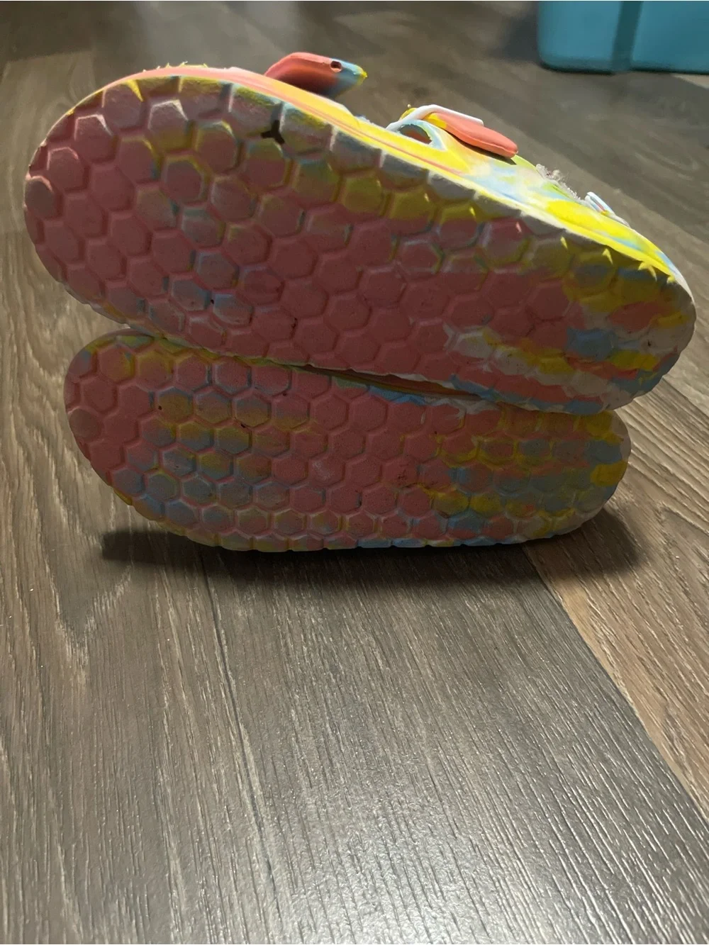 Rockin Kids Coral Multi-Color Buckle Sandals